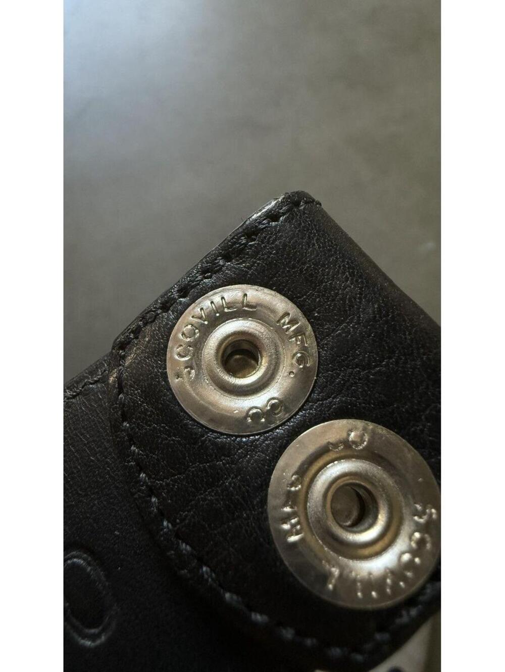 RARE! Chrome Hearts black leather belt strap (no buckle)
